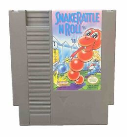 Snake Rattle 'n' Roll Nintendo Entertainment System Nes Probado y Auténtico