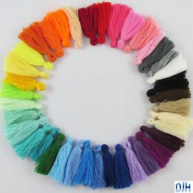 10pce Cotton Tassel Approx 25-30mm Select Colour Suit Earrings, Bracelets & More