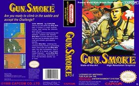 - Gun.Smoke NES Replacement Game Case Box + Cover Art Work Only