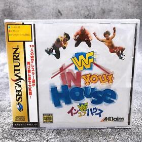 Sega Saturn WWF In Your House SS Game Acclaim Japan Sealed New