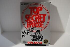Golgo 13: Top Secret Episode (Nintendo NES) CIB w/reg