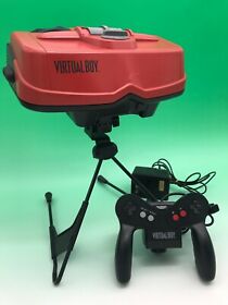Nintendo Virtual Boy Console Vertical Force Adapter Controller Japan Hudson