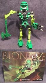 100% COMPLETE LEGO Technic Bionicle 2001 #8535 Lewa w/Manual No Canister