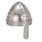 Norman Viking Nasal Helmet LARP SCA Medieval Reenactment Costume Armor+Exp ship.