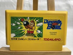 US SELLER - Dynamite Bowl Famicom Japan import tested working Free Shipping