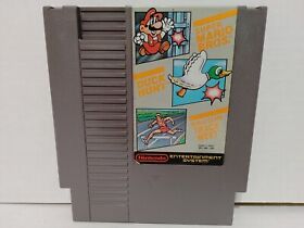 Super Mario Bros Duck Hunt World Class Track Meet Nintendo NES Game ORIGINAL FUN