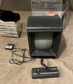 Original Vectrex Arcade System Console Bundle with Controller And 8 Games