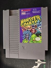 Monster Party - Authentic Nintendo NES Game - Tested & Works