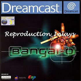 Bangai-O Dreamcast Front Inlay (High Quality)