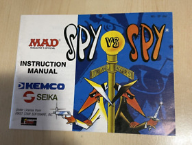 Spy vs. Spy  - nintendo nes - manual only