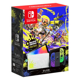 Nintendo Switch (OLED Model) HEG-001 Splatoon 3 Edition Video Game Console -...