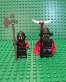 Lot 2 Lego Castle Dragon Knight Scale Mail + Wizard Minifigures 70403 70404 WR4