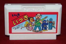 Ikki (Nintendo Famicom, Sunsoft 1985) Authentic Game Cartridge (SUN-RIK-4900)