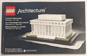LEGO Architecture Lincoln Memorial 21022 INSTRUCTION MANUAL ONLY