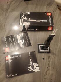 Lego Architecture 21000 Willis Tower Used Complete with Box/Instruction