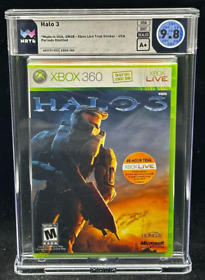 Halo 3 Do Not Sell Before DNSB Trial Sticker Xbox 360 Sealed New WATA 9.8 A+