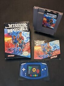 Mission: Impossible (Nintendo Entertainment System, 1990) NES CIB COMPLETE