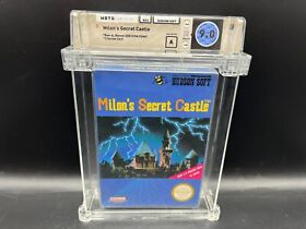 Milon's Secret Castle Nintendo NES Round SOQ WATA 9.0 A FACTORY SEALED VGA