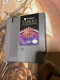 Taboo: The Sixth Sense (Nintendo NES, 1989) Game Cart Only Cleaned Tested Works 