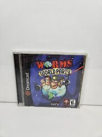 🪱Worms🪱 [LIKE NEW] World Party (Sega Dreamcast, 2001) +complete+ ✔️
