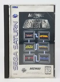 Williams Arcade's Greatest Hits (Sega Saturn, 1996) MANUAL REGISTRATION MIDWAY