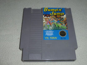 NINTENDO NES VIDEO GAME CARTRIDGE ONLY BUMP N JUMP CART VIC TOKAI BUMP' N'
