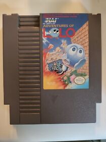 The Adventures of LOLO Original NINTENDO NES GAME Tested ++ WORKING & AUTHENTIC!