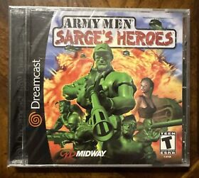 ARMY MEN SARGE´S HEROES SEGA DREAMCAST FACTORY SEALED 1st Printing