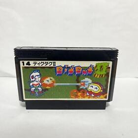 Nintendo Famicom SNE Dig Dug 2 Japanese Game Software