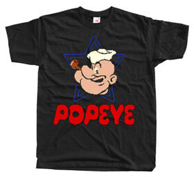 POPEYE GAME START SCREEN NES T shirt BLACK S-5XL ALL SIZES NEW!!!