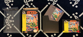 Adventure Island 3 Nintendo NES CIB Rare Very Nice Condition