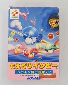 [Used] KONAMI MOERO TWINBEE  Boxed Nintendo Famicom Software FC from Japan
