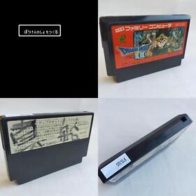 Dragon Quest III 3 enix pre-owned Nintendo Famicom NES Tested