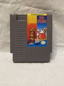 Short Order / Eggsplode (NES, 1989) Authentic Cart Only