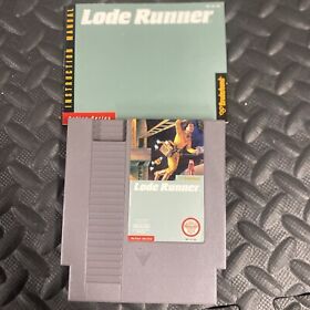 Lode Runner w/Manual NES (Nintendo) Tested