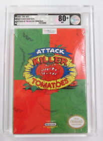 VGA Certified White Seal Nintendo NES Attack of the Killer Tomatoes Near Mint 80