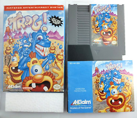 Trog! (Nintendo NES, 1991) COMPLETE CIB Authentic Working & Cleaned!