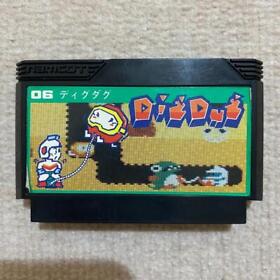 Nintendo Famicom SNE Dig Dug Japanese Software Game