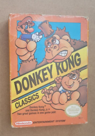 Nintendo NES Donkey Kong Classics (1988) completa con manual y estuche