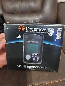 Sega Dreamcast Visual Memory Unit VMU Model HKT-7000 OEM Smoke Black See Pics DD