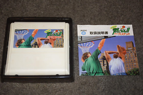 Moero!! Junior Basket Two on Two (Hoops) Famicom FC Japan Import US Seller! Manu