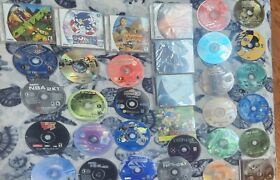 Lot Of 33 Disc Untested Sega Dreamcast Video Game Untested Capcom/Sonic NFL NHL