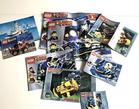 ⭕️ (9) LEGO Alpha Team Instructions Manuals Lot 6776 6775 4791 6774 4792 6772