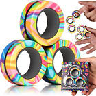 Magnetic Rings Multicolored | Fidget Toys Adults | Magnetic Fidget Rings | Endle