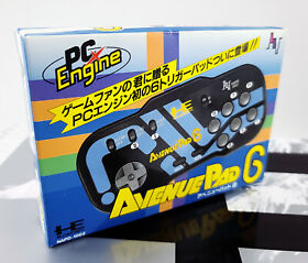 PC Engine Avenue Pad 6 Button Controller PCエンジン AUTHENTIC NAPD-1002 Japan