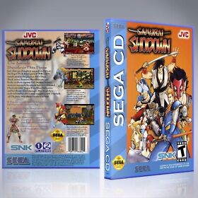 Sega CD Custom Case - NO GAME - Samurai Shodown