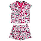 Hello Kitty Sanrio Hoola-Hoops 2-Piece Girl's Pajama Set Pink