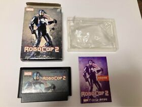 Deco Robocop2 Famicom Software With Manual and Box