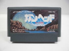 NES -- GUNHED GUN HED -- can save! Famicom. Japan game. Work fully. 10669
