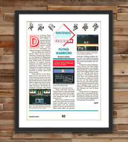 Flying Warriors Nintendo NES Glossy Review Poster Unframed G2741